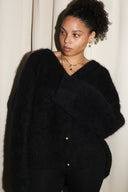 Women's Alpaca Sweater - "Purple Orchid"