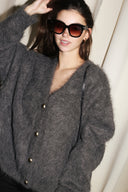Jersey de Alpaca para mujer - "Bordeaux Dream"