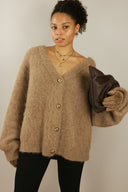 Jersey de Alpaca para mujer - "Bordeaux Dream"