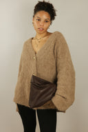 Jersey de Alpaca para mujer - "Bordeaux Dream"