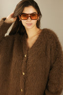 Jersey de Alpaca para mujer - "Bordeaux Dream"