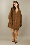 Jersey de Alpaca para mujer - "Bordeaux Dream"