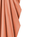 Vestido largo de mujer de raso color melocotón - "Eris"