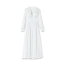 Vestido de mujer de raso blanco - "Selene"