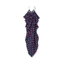 Vestido largo drapeado de mujer - "Gaia"