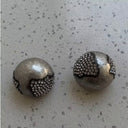 Boucles d'oreilles rondes