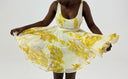 Short floral dress for women - 'Artemis'