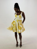 Short floral dress for women - 'Artemis'