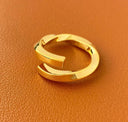 Bague torsadé femme