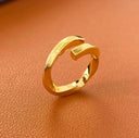Bague torsadé femme