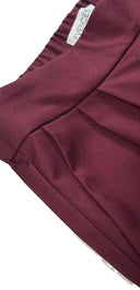Pantalon bordeaux femme 7/8 Pantalon EVENCES 