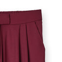 Pantalon bordeaux femme 7/8 Pantalon EVENCES 
