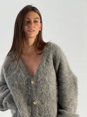 Pull femme en Alpaga - "BearHug Sweater" Cardigan EVENCES 