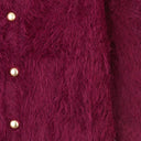 Pull femme en Alpaga - "Bordeaux Dream" Cardigan EVENCES 