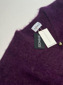 Pull femme en Alpaga - "Purple Orchid" Cardigan EVENCES 