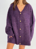 Robe femme en alpaga - " Butterfly Lilas" Robes EVENCES 