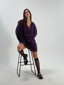 Robe femme en alpaga - " Butterfly Lilas" Robes EVENCES 