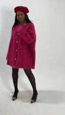 Robe femme en alpaga - "Pink by Célia" Robes EVENCES 